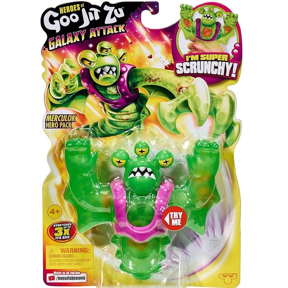 Heroes of Goo Jit Zu Galaxy Attack, Action Figure - Merculok Hero Pack - Picture 3 of 3